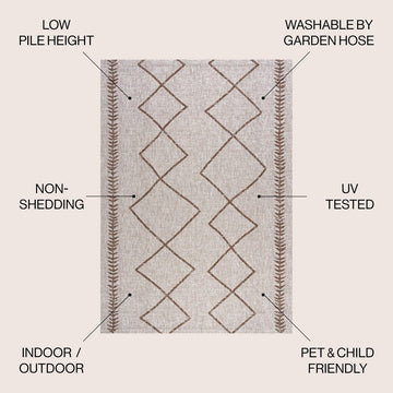 Derya Tribal Diamond Trellis Indoor/outdoor Area Rug